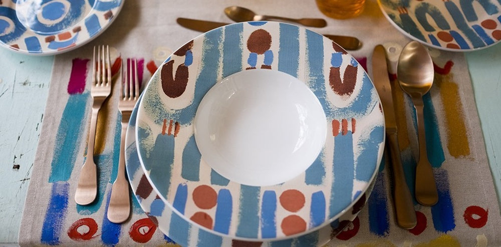 Keramické talíře Linea Colores Ceramica #06 - Sada 3 ks