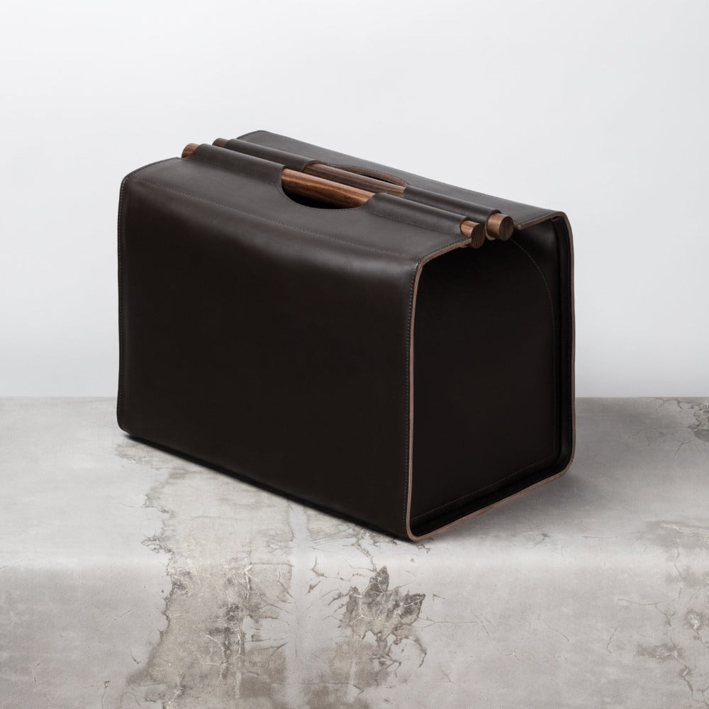 Designový kožený koš JOTA