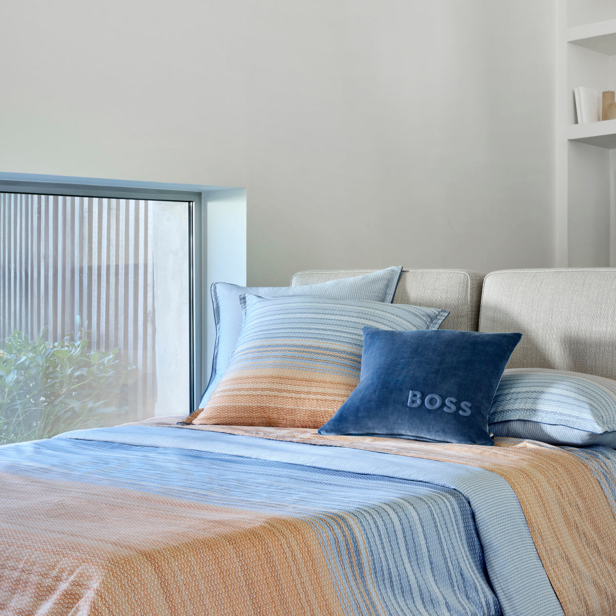 Luxusní povlečení bavlněný satén HUGO BOSS CONTRE-JOUR