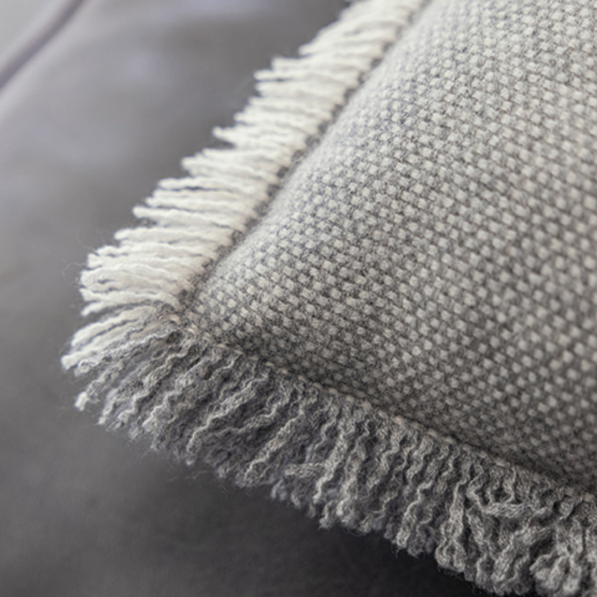 ALONPI Luxusní kašmírový polštář 100% kašmír grey