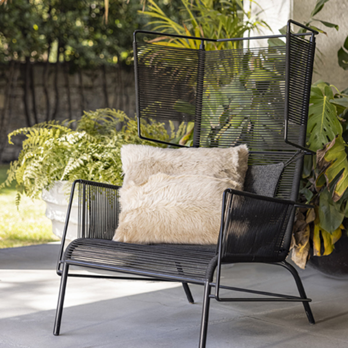 ALONPI Luxusní polštář z ovčí kožešiny a kašmíru