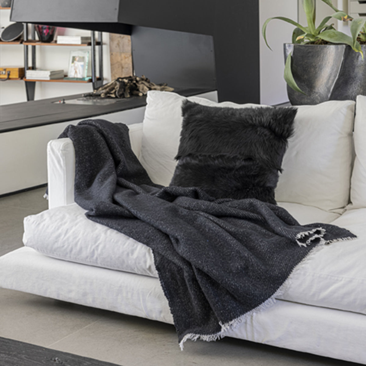 ALONPI Region Luxusní kašmírová deka s hedvábím