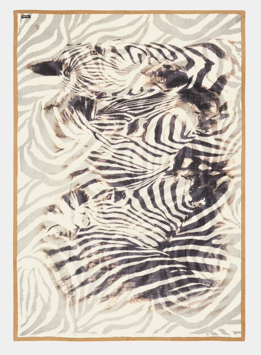 ALONPI Zebra Luxusní kašmírová deka 100% kašmír