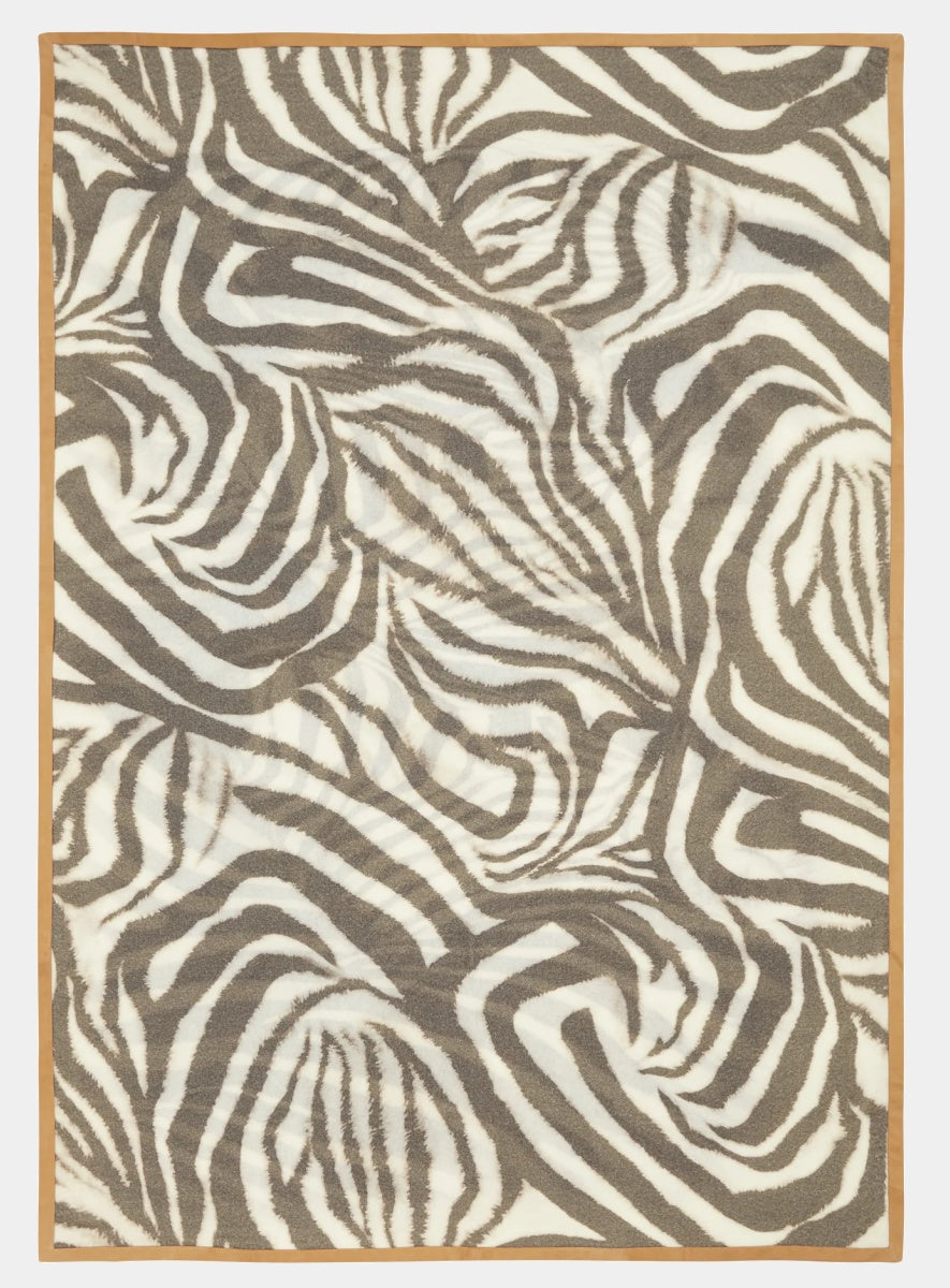 ALONPI Zebra Luxusní kašmírová deka 100% kašmír