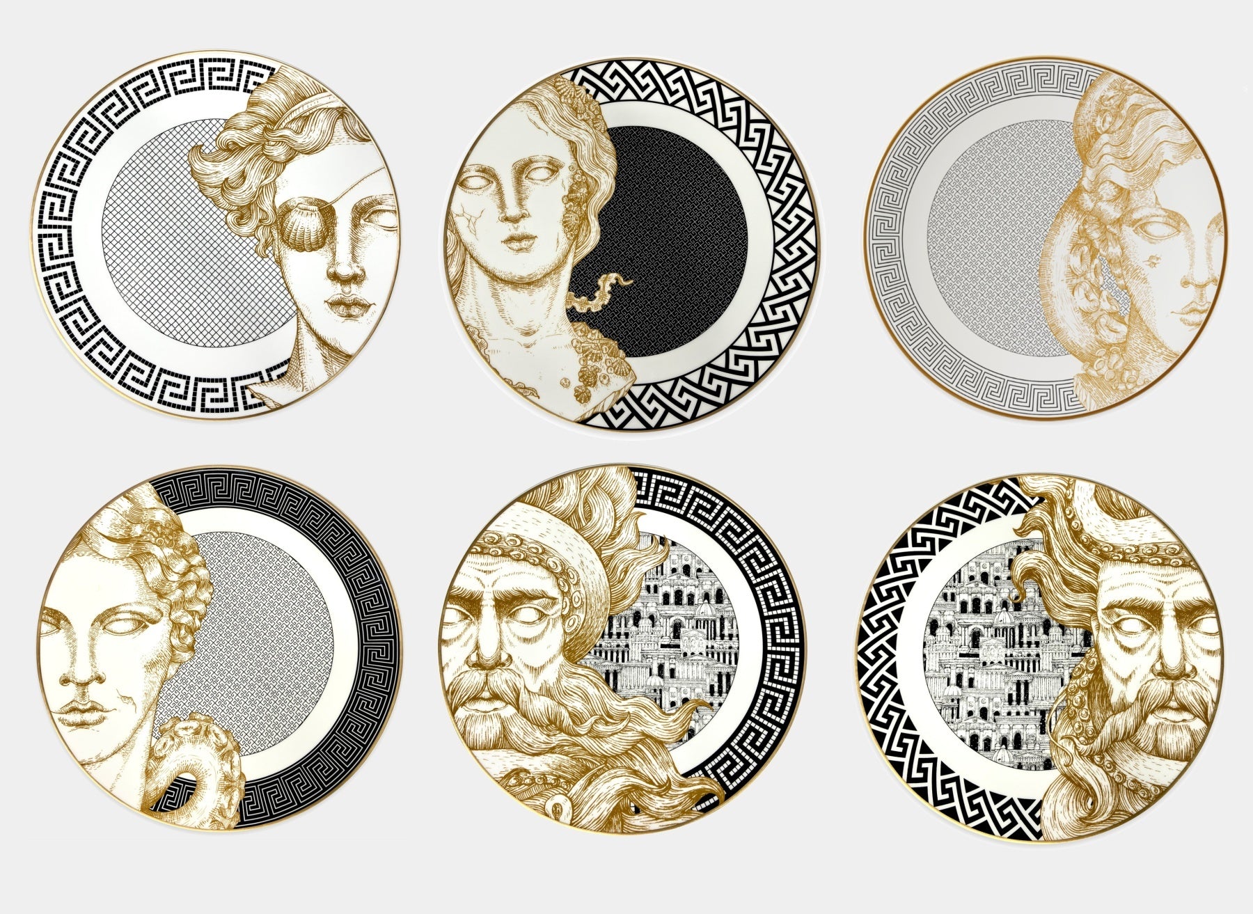 AQUATIC CREATURES Atlantis Porcelánový talíř