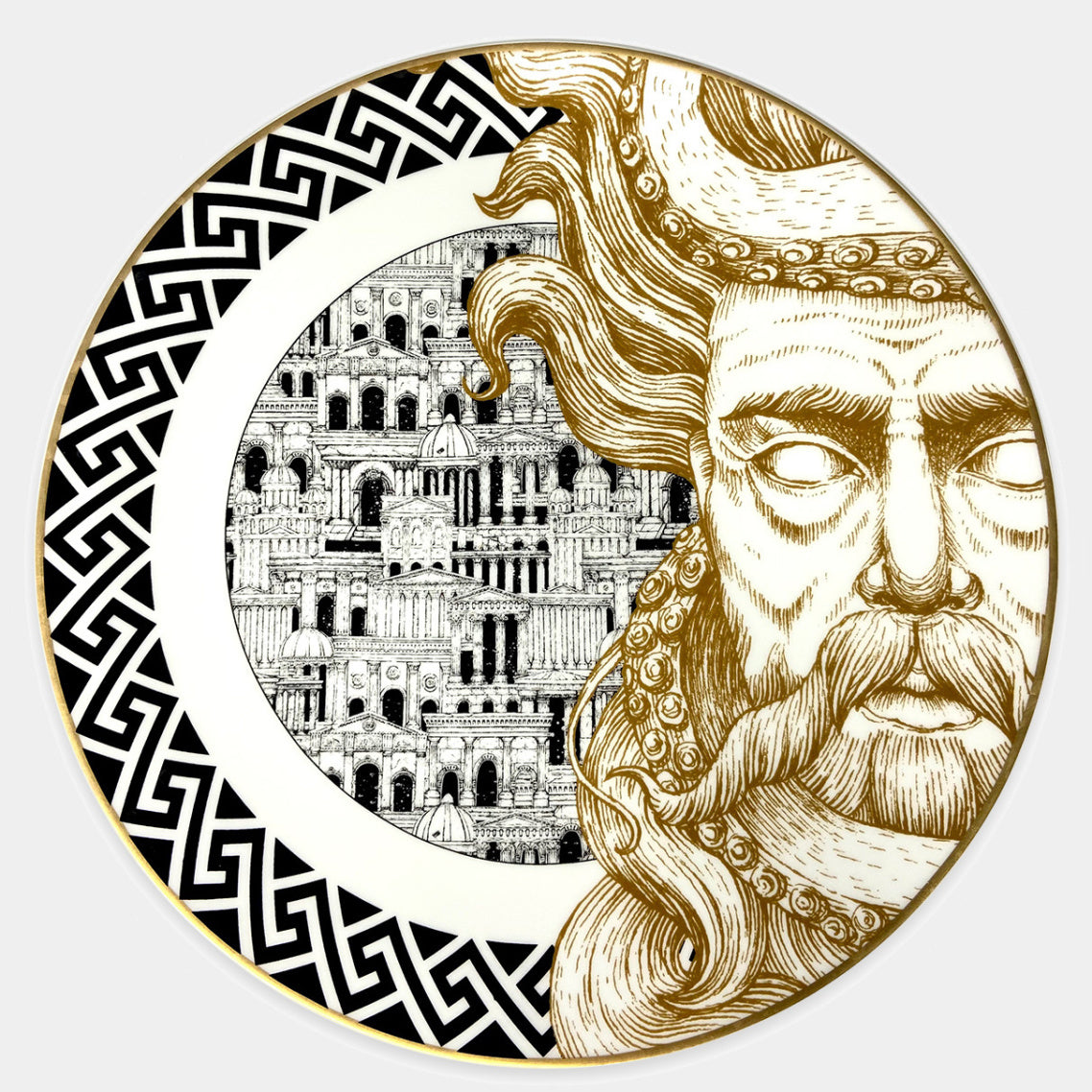 AQUATIC CREATURES Atlantis Porcelánový talíř