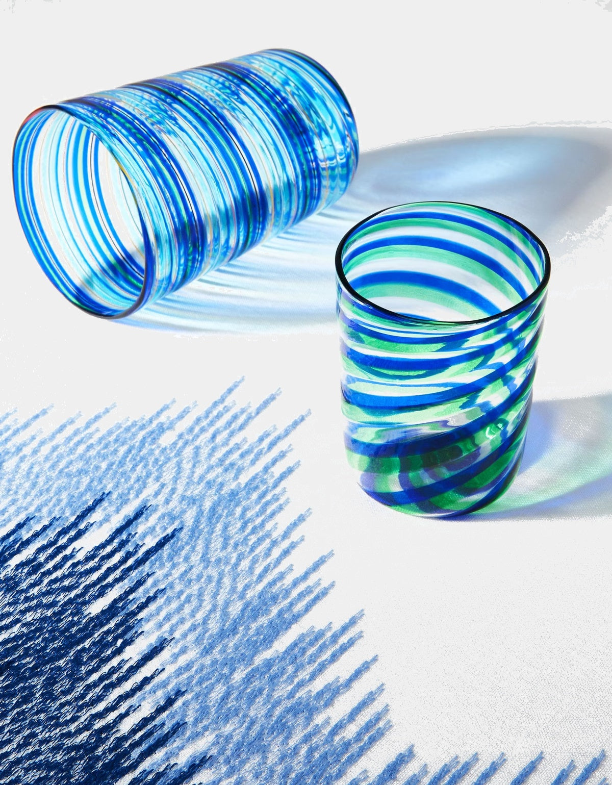 Aquazzura RAINBOW sklenice tumbler, sada 2 ks