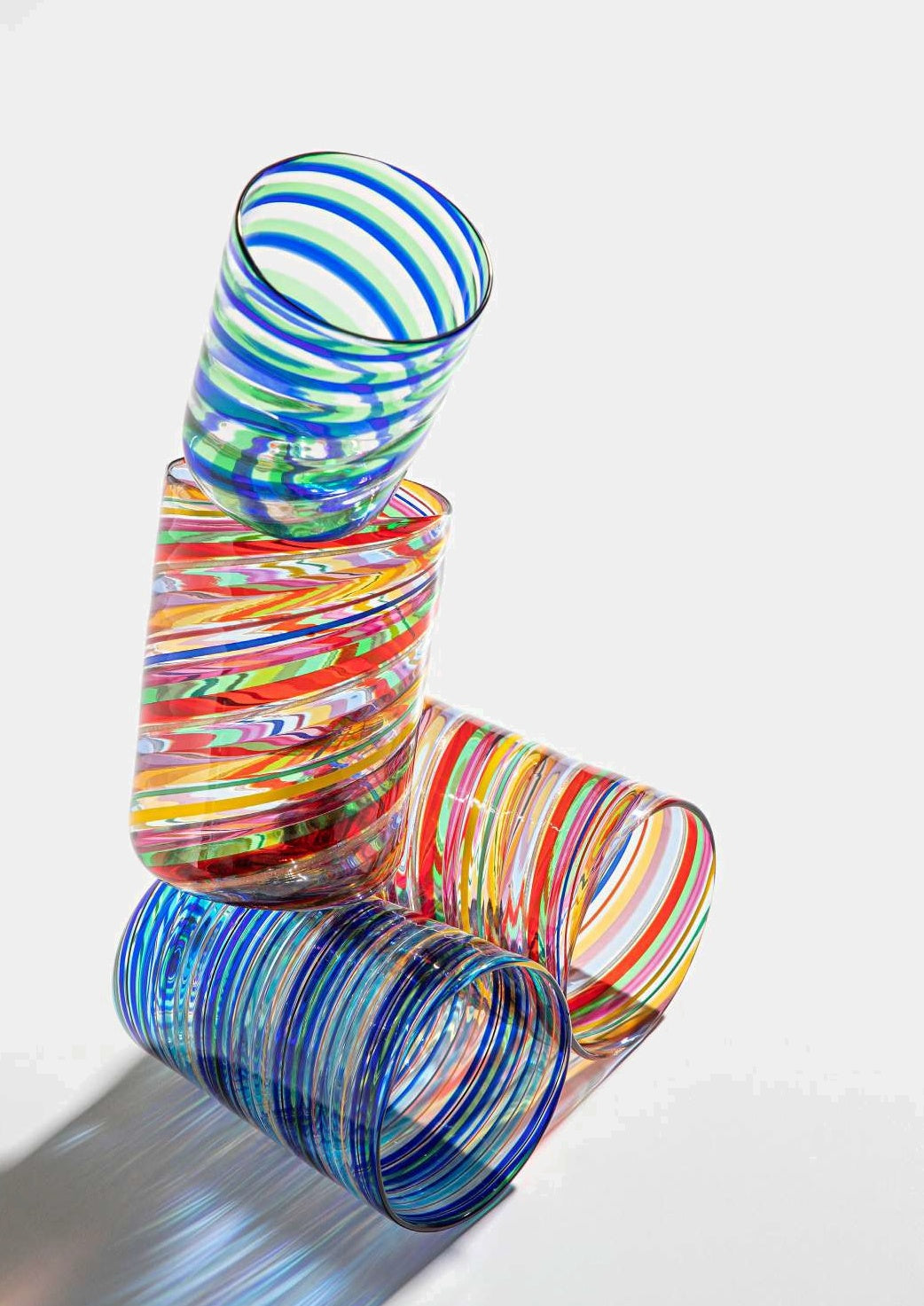 Aquazzura RAINBOW sklenice tumbler, sada 2 ks