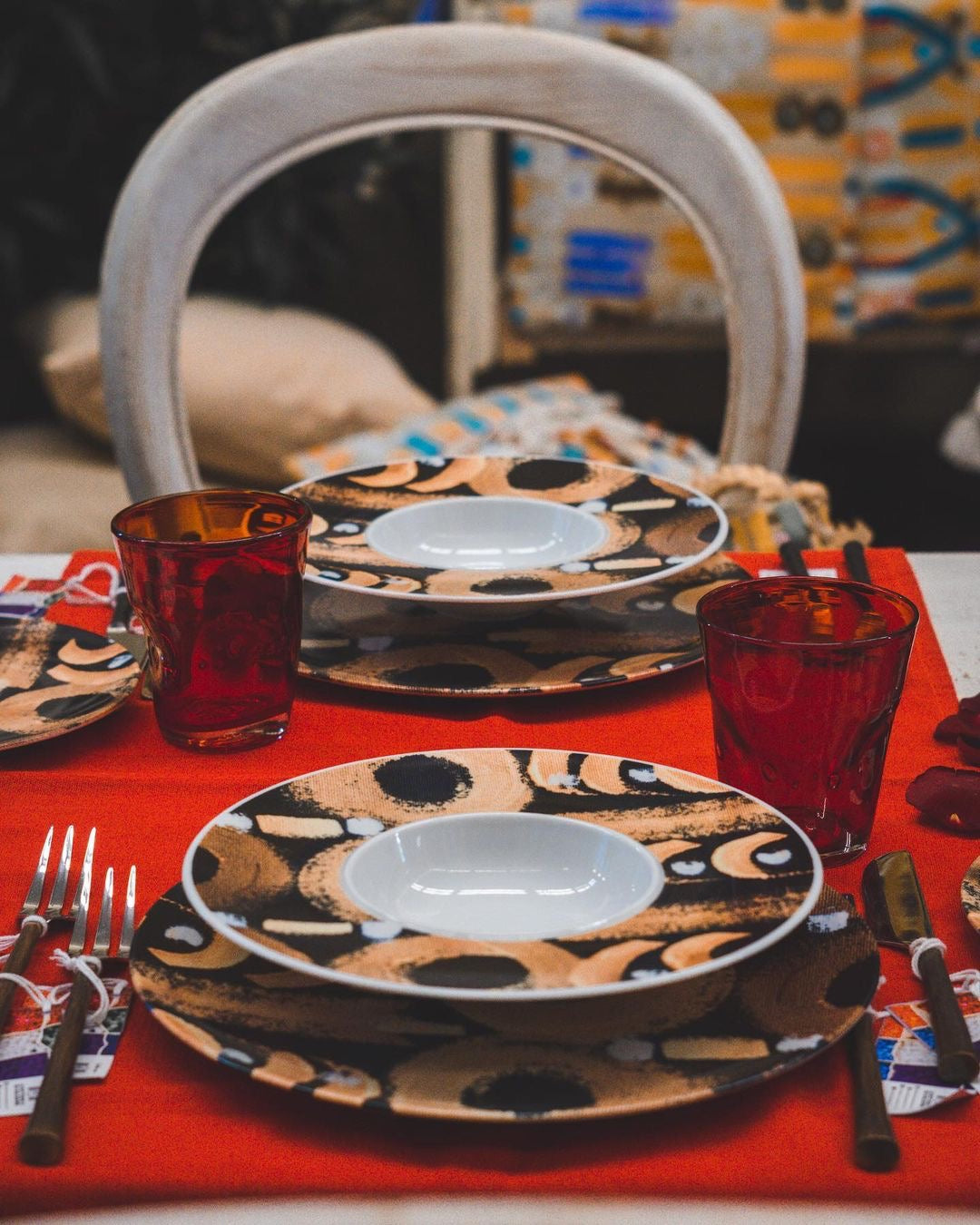 Keramické talíře Linea Colores Ceramica #06 - Sada 3 ks