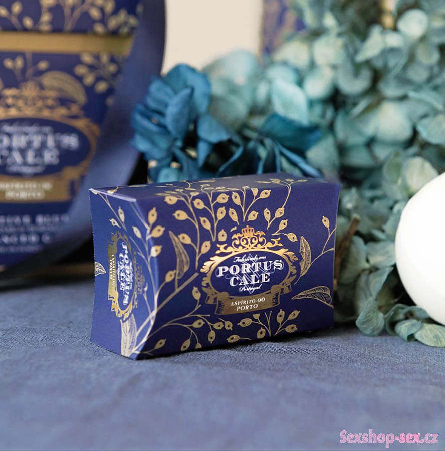Luxusní hydratační mýdlo 40g Portus Cale Festive Blue
