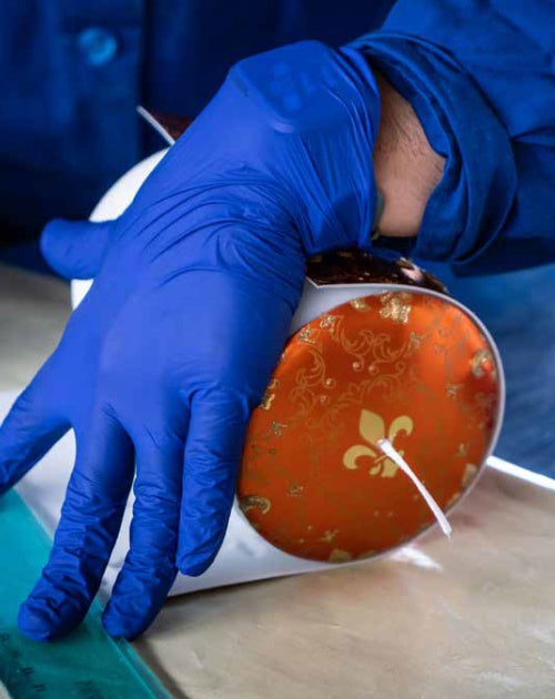 CERERIA PERNICI 1892 designová svíčka Giglio Fiorentino Orange