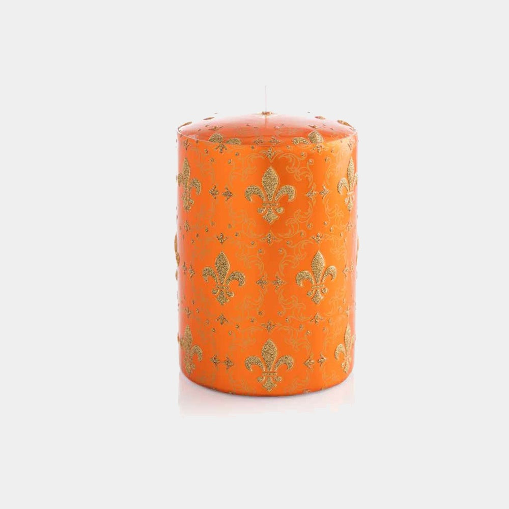 CERERIA PERNICI 1892 designová svíčka Giglio Fiorentino Orange