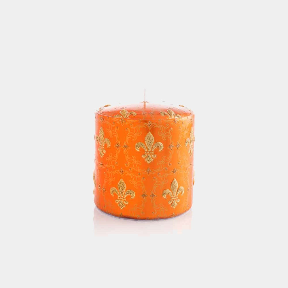 CERERIA PERNICI 1892 designová svíčka Giglio Fiorentino Orange