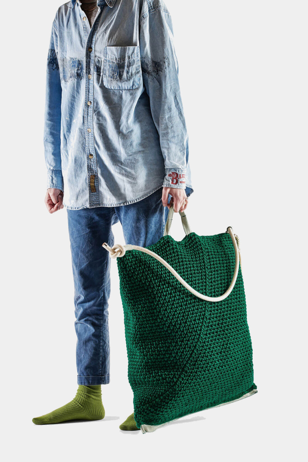 IOTA Sedací polštář s uchem GREEN pro indoor a outdoor
