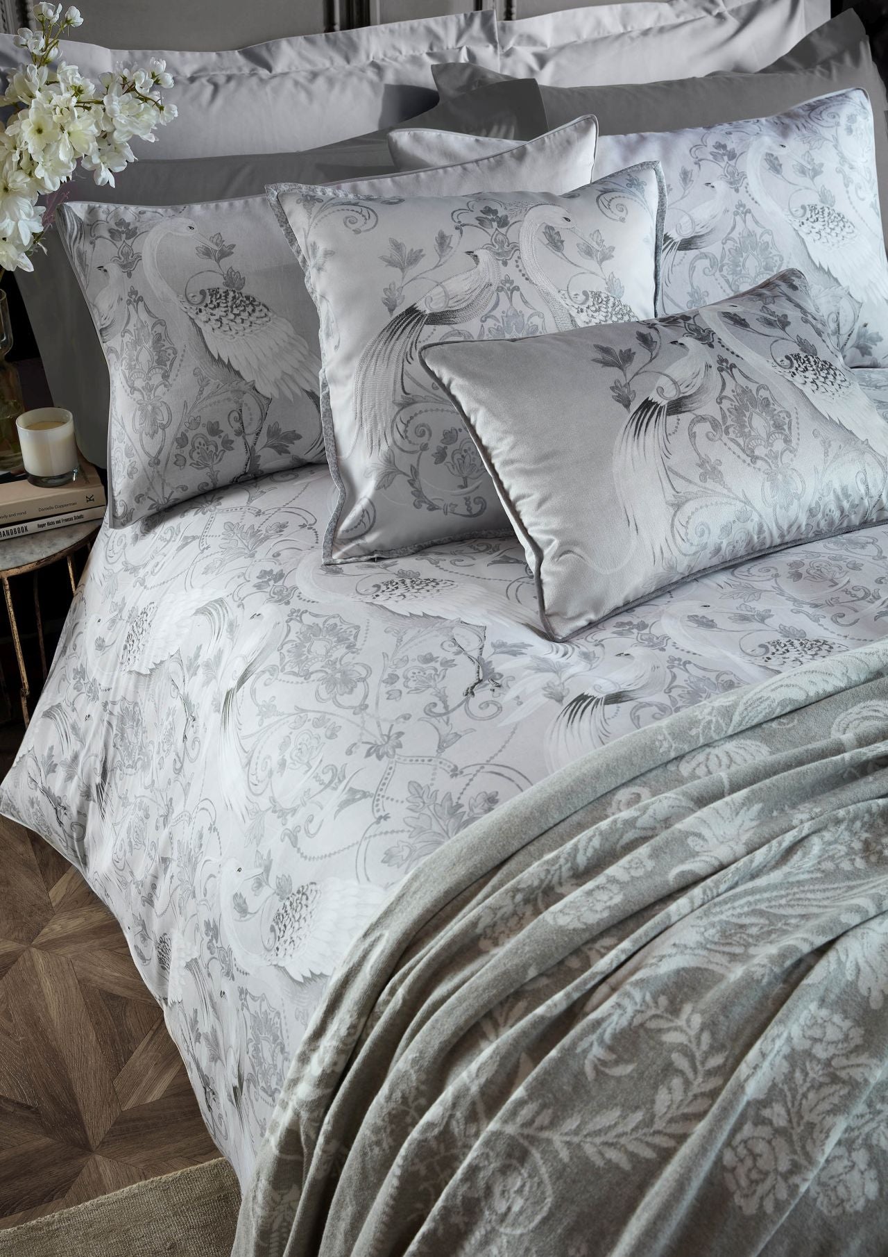 Laura Ashley luxusní povlečení Tregaron bavlněný satén