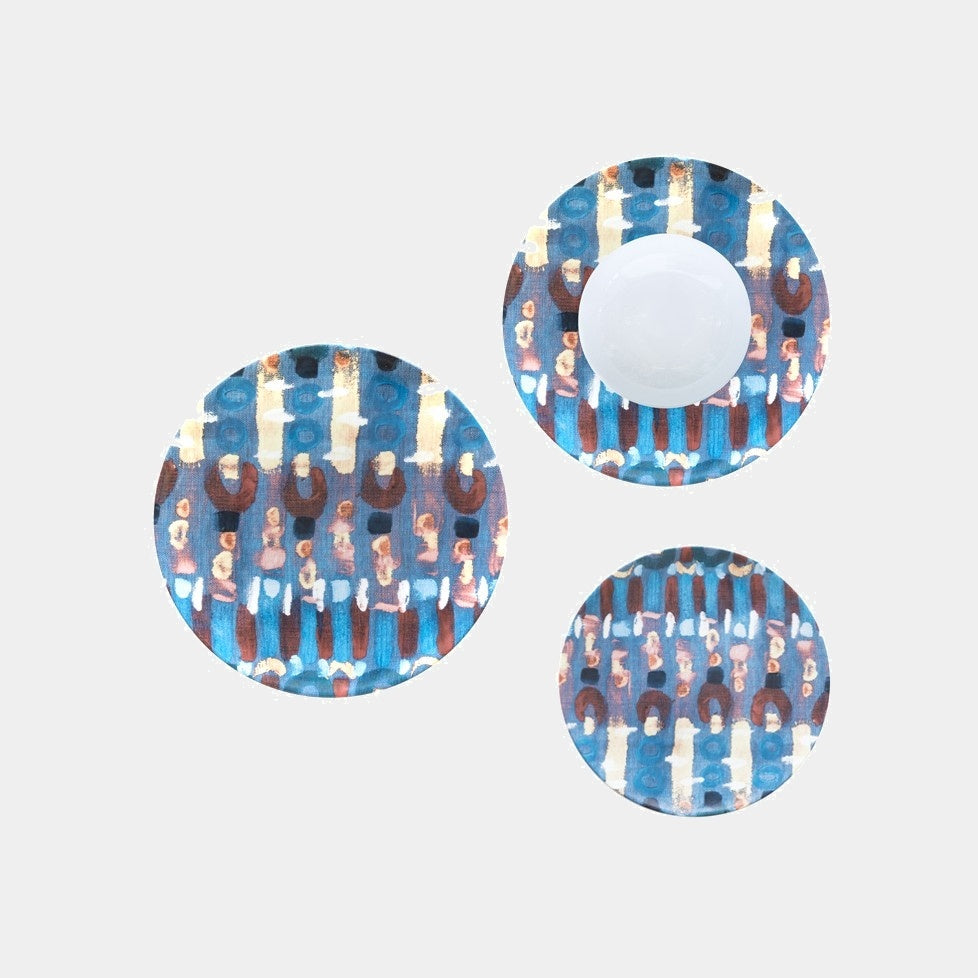 Keramické talíře Linea Colores Ceramica #14- Sada 3 ks