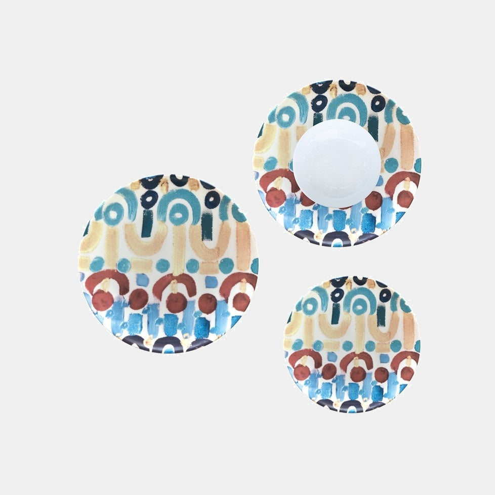 Keramické talíře Linea Colores Ceramica #16 - Sada 3 ks