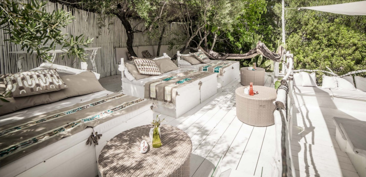 LE BOTTEGHE SU GOLOGONE Polštář ručně malovaný