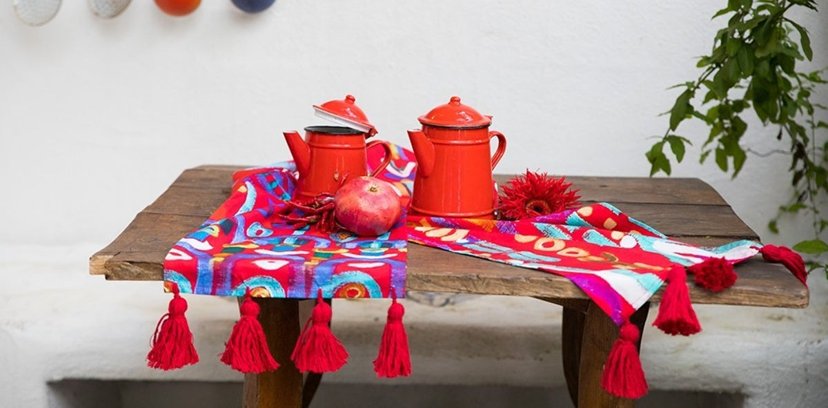 LE BOTTEGHE SU GOLOGONE Originální sardinský ubrus #7