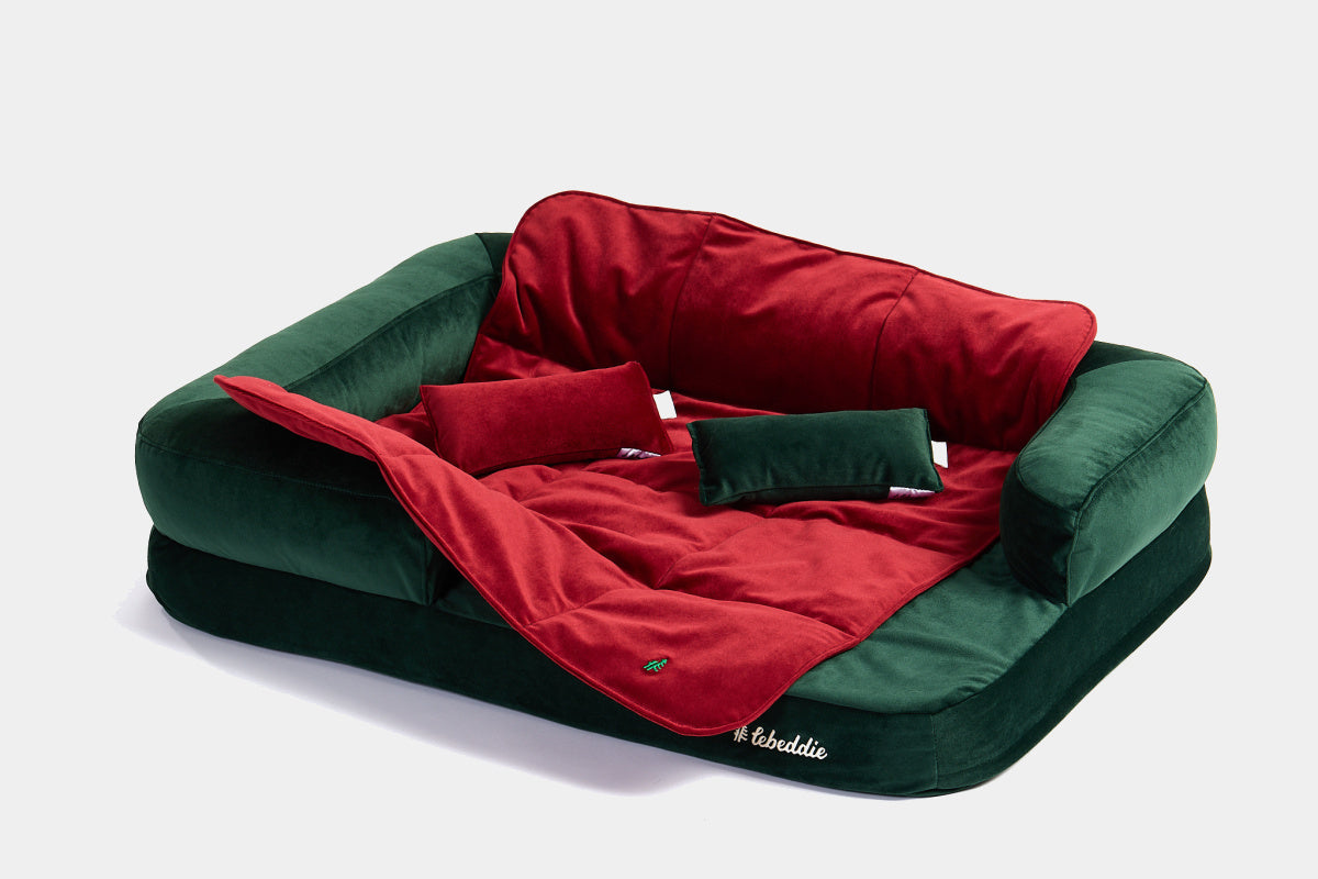 LEBEDDIE Luxusní deka pro psa s ovčí vlnou