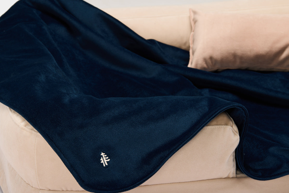 LEBEDDIE Luxusní sametová deka pro psa