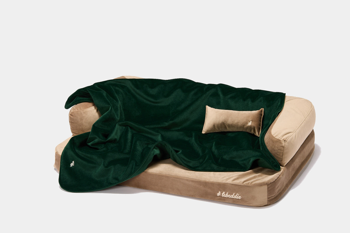 LEBEDDIE Luxusní sametová deka pro psa