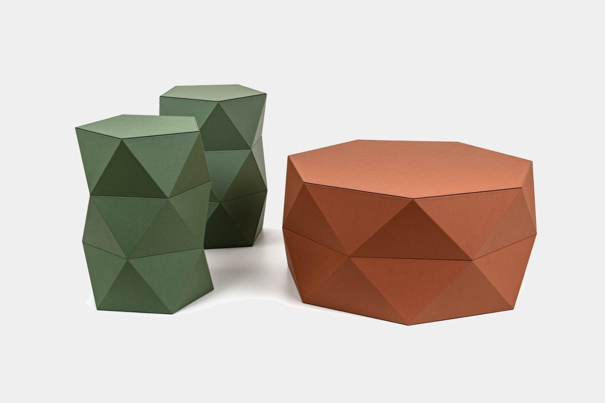 Pinetti Kožená designová stolička EUCLIDE