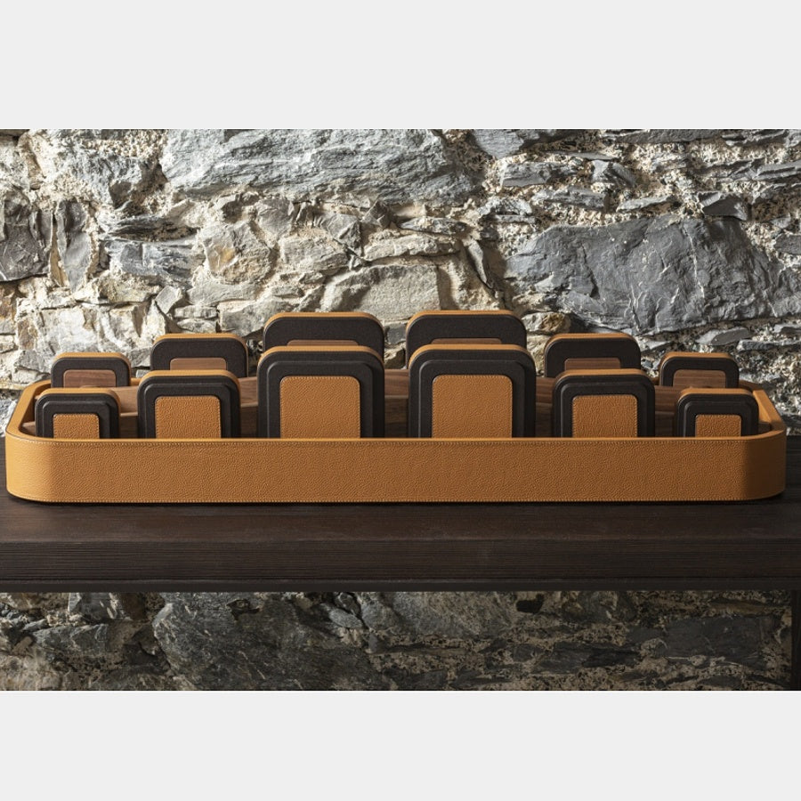 Sada 6 designových ocelových činek