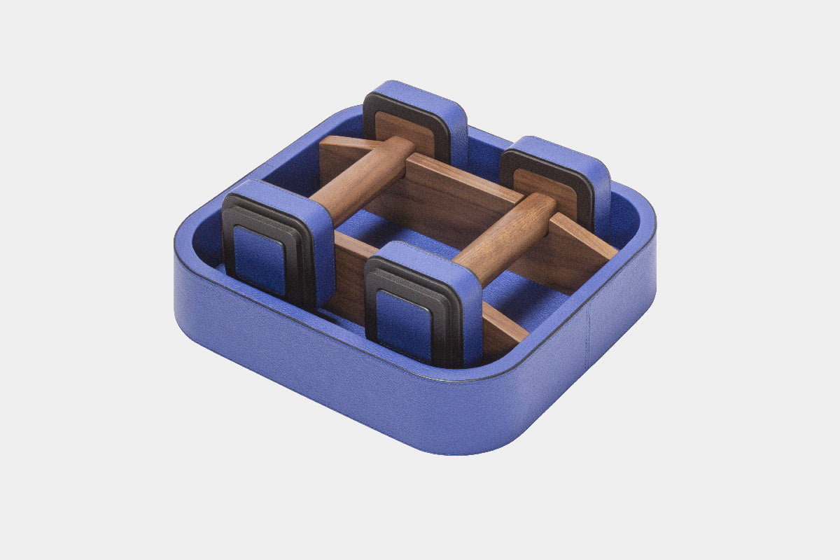 Giobagnara x Poltrona Frau Designové ocelové činky 2kg