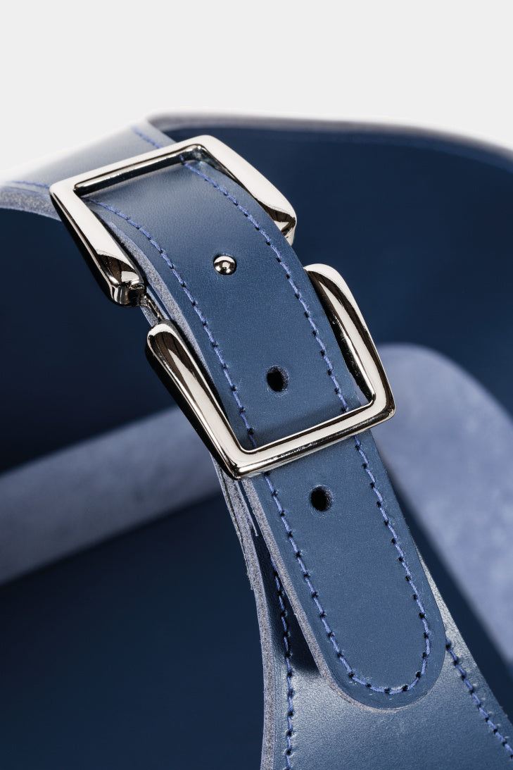 Rabitti Luxusní kožený koš s uchem a elegantní přezkou