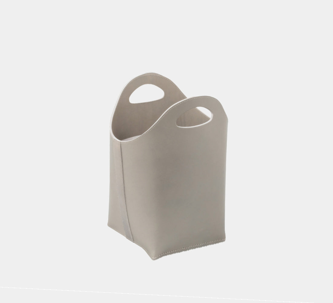 Elegantní kožený koš TAU s uchy