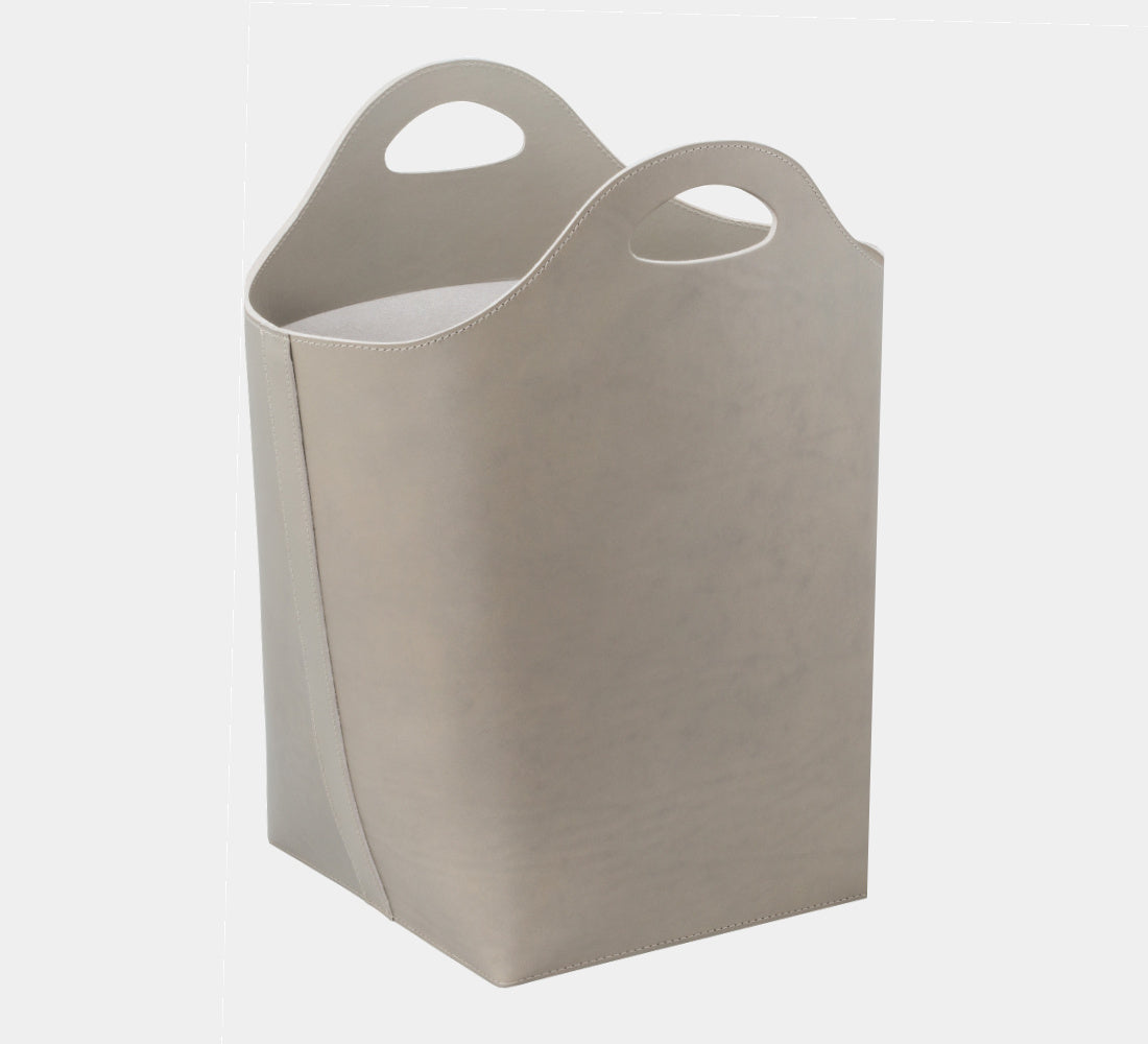 Rabitti Elegantní kožený koš s uchy