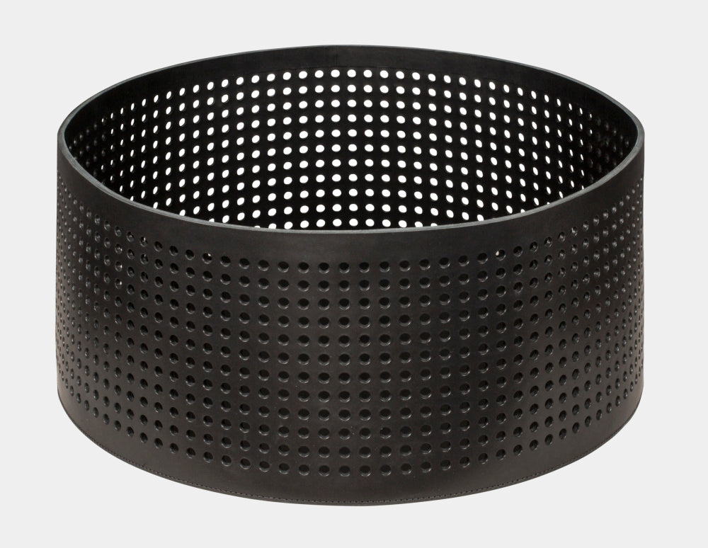 Rabitti Kulatý kožený koš MIMOSA XL50