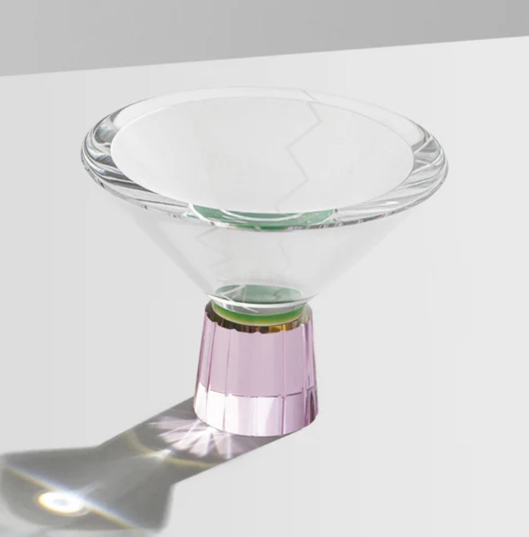 Designová miska z křišťálového skla HOPE