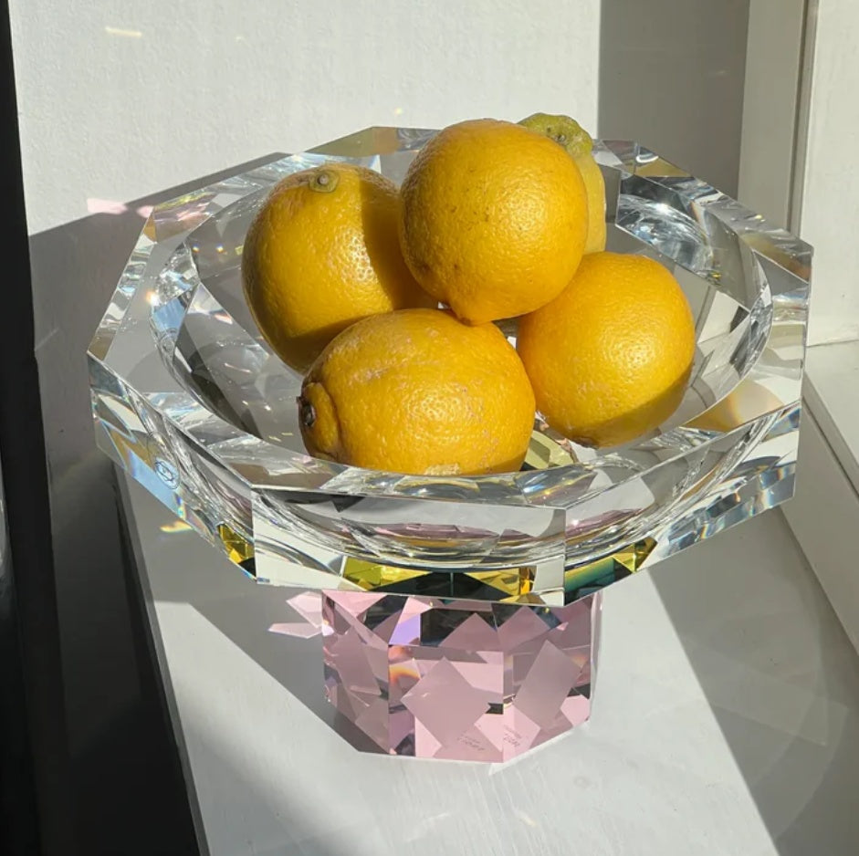 ARIZONA ROSE crystal glass design bowl