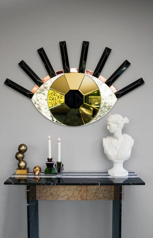 REFLECTIONS COPENHAGEN Designové nástěnné zrcadlo Eye of the Tiger