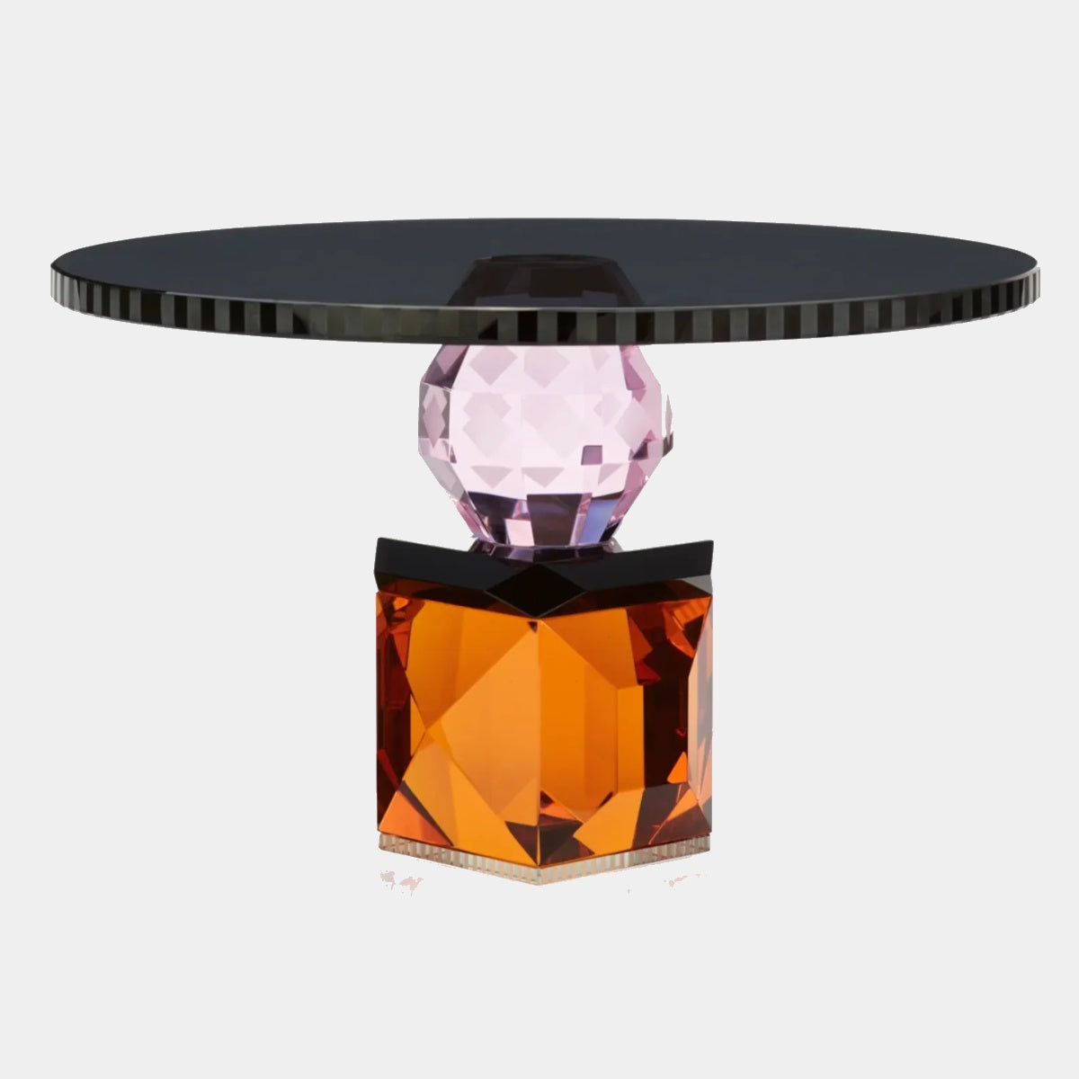 Designový podnos na dort z křišťálového skla SAVANNAH