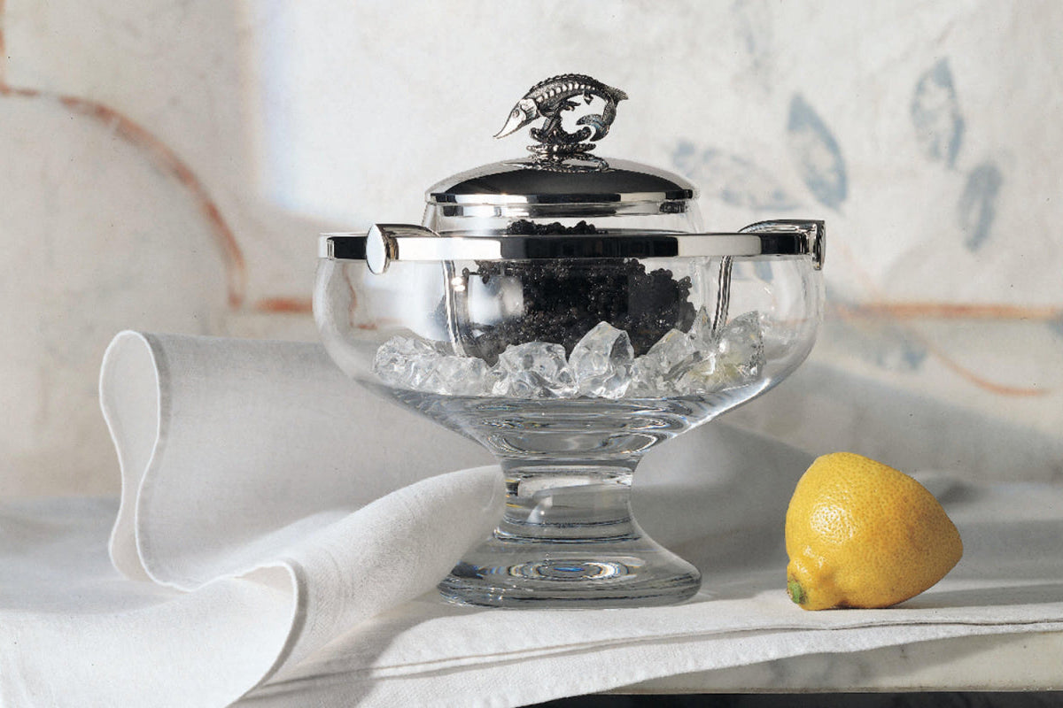 Robbe Berking Křišťálová miska na kaviár