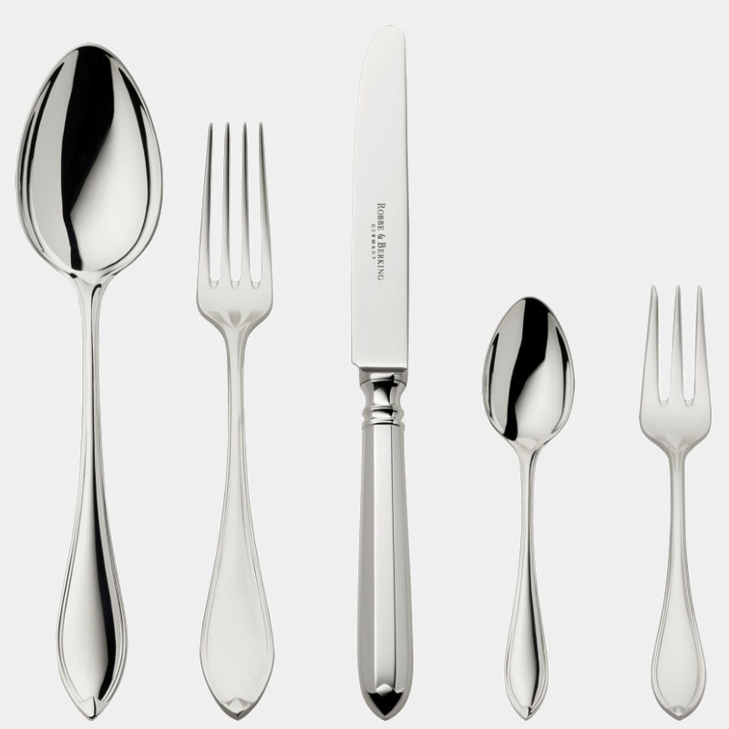 Robbe Berking Secesní stříbrný příbor NAVETTE - sada 5 ks