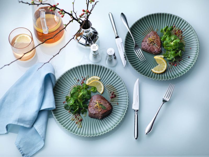 Robbe Berking Secesní stříbrný příbor NAVETTE - sada 5 ks