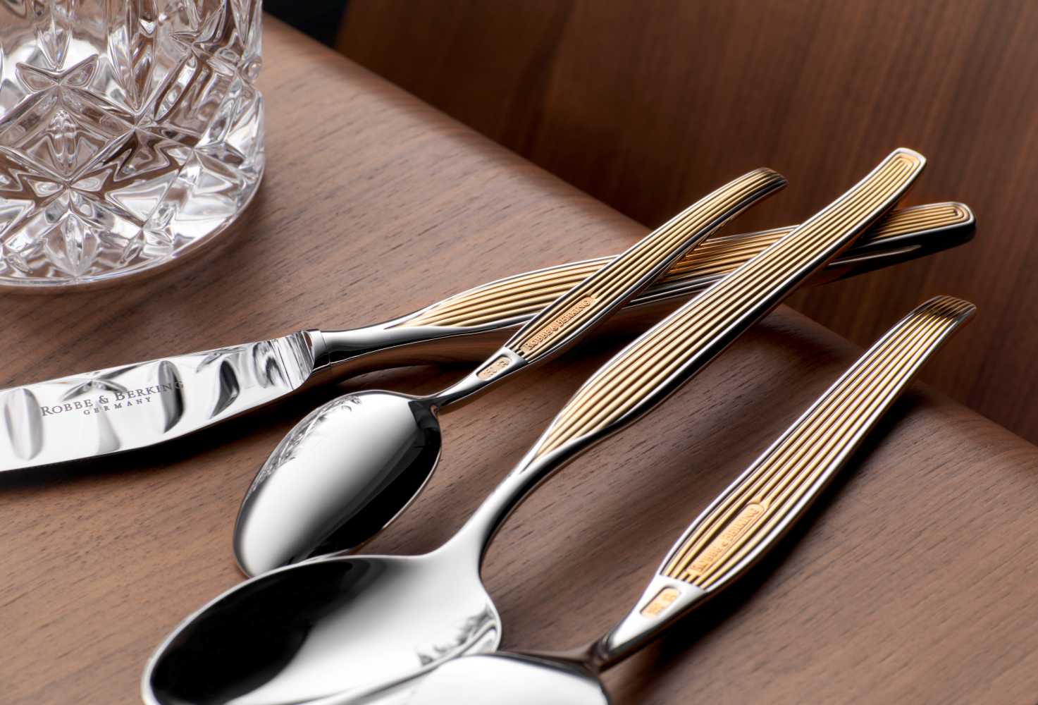 Robbe & Berking Stříbrný příbor Metropolitan sada 5 ks