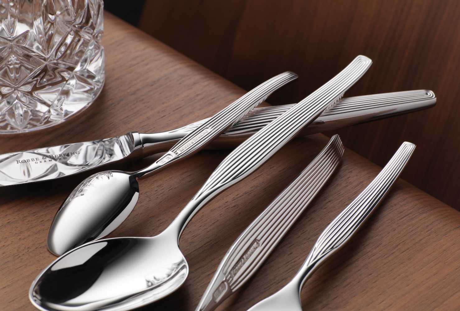 Robbe & Berking Stříbrný příbor Metropolitan sada 5 ks