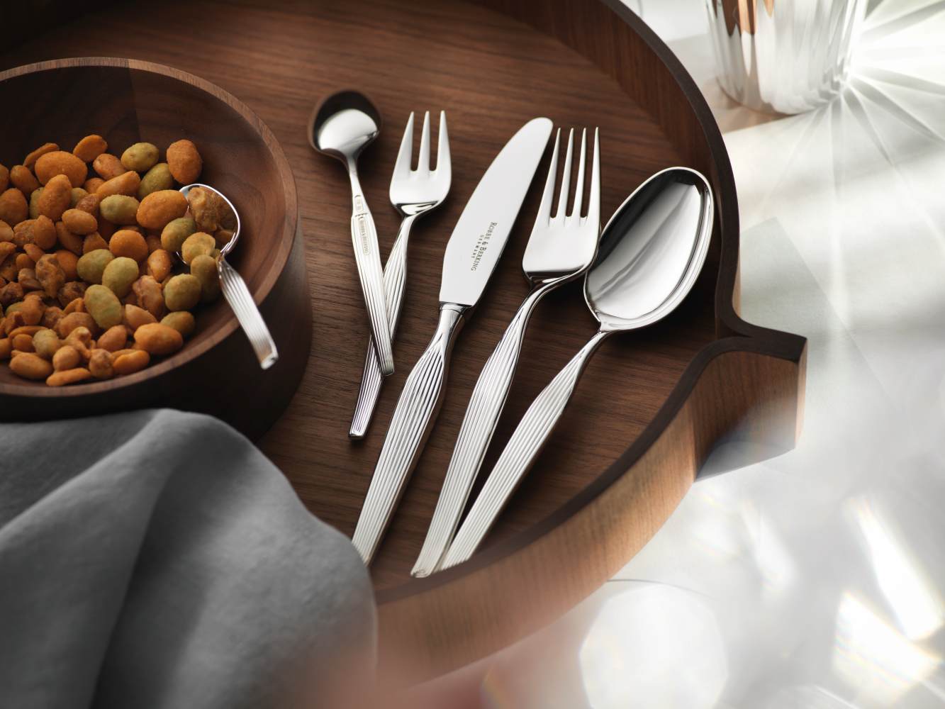 Robbe & Berking Stříbrný příbor Metropolitan sada 5 ks