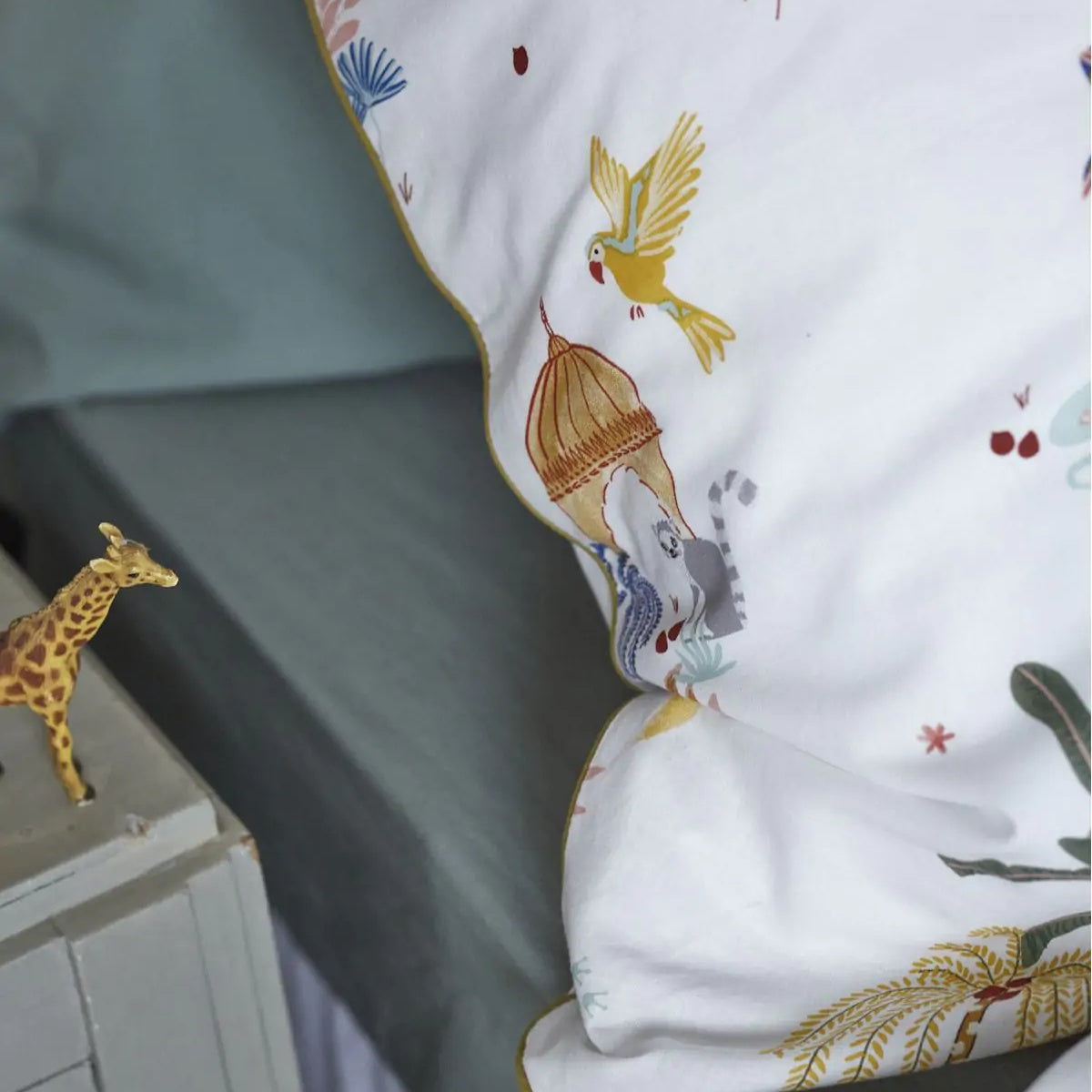 Dětské bavlněné povlečení se zvířátky džungle