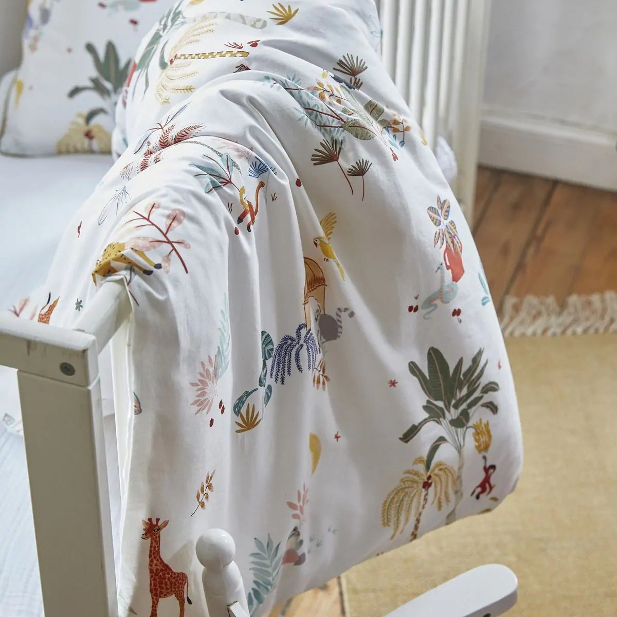 Dětské bavlněné povlečení se zvířátky džungle