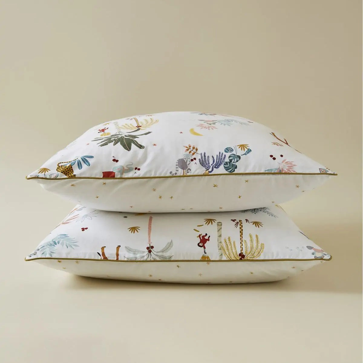 Dětské bavlněné povlečení se zvířátky džungle