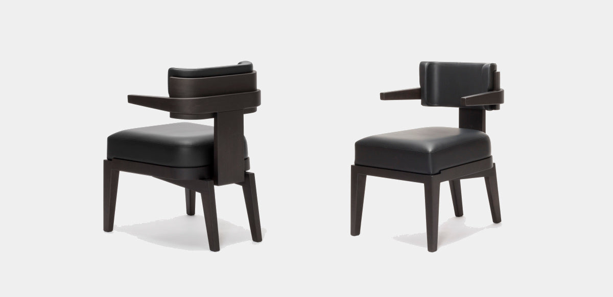 Designová židle s opěrkami LLUIS by Glenn Sestig