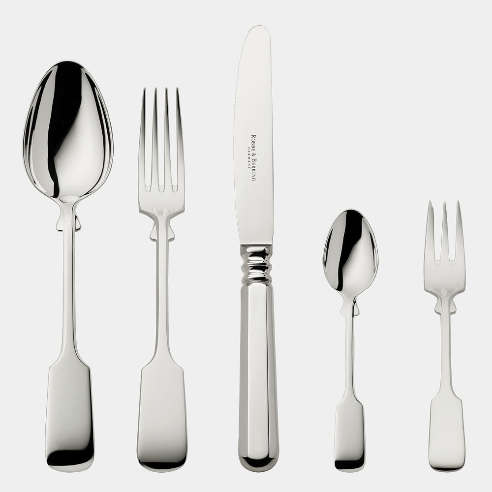 Robbe & Berking Stříbrný příbor Alt-Spaten - sada 5 ks