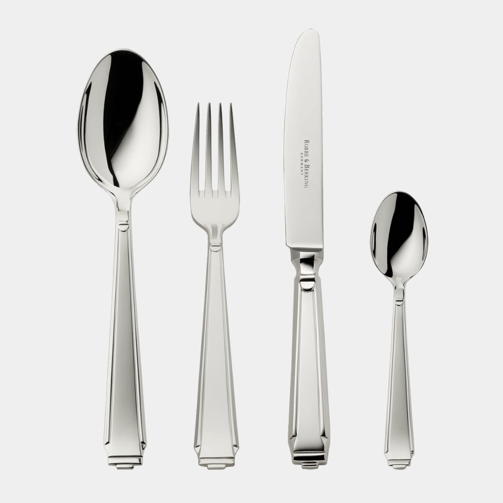 Robbe Berking THE BOX Stříbrný příbor ART DECO 24 ks