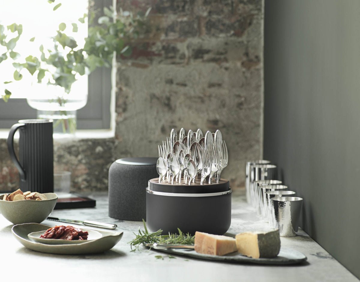 Robbe Berking THE BOX Stříbrný příbor ART DECO 24 ks